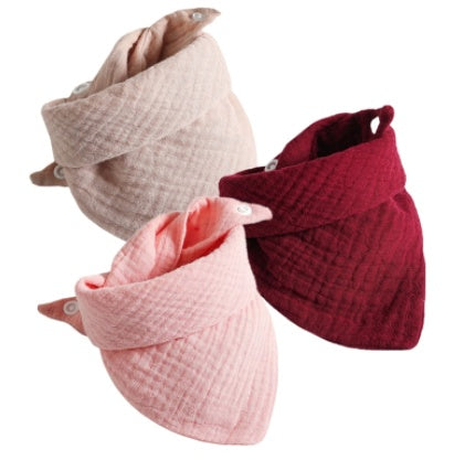 Baby Cotton Gauze Saliva Towel Handkerchief Bib