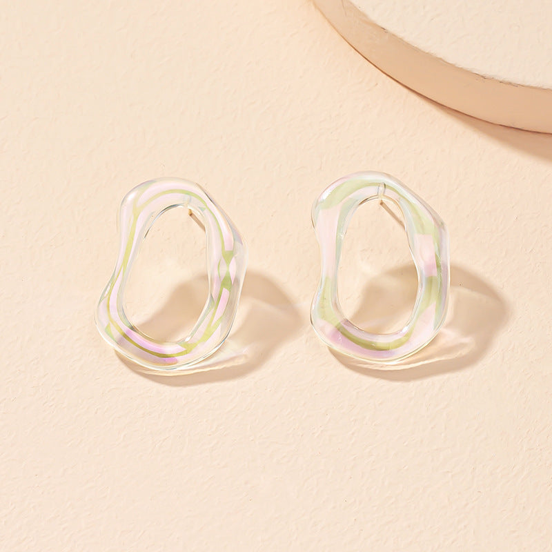 Simple And Fashionable Geometric Earrings Women