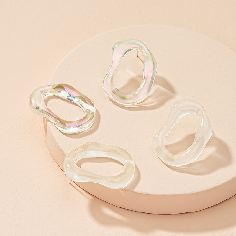 Simple And Fashionable Geometric Earrings Women