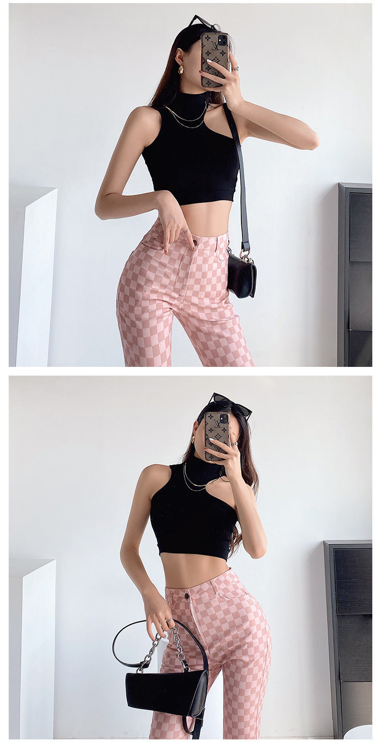 Outer Wear Hot Girl Design Sleeveless Top