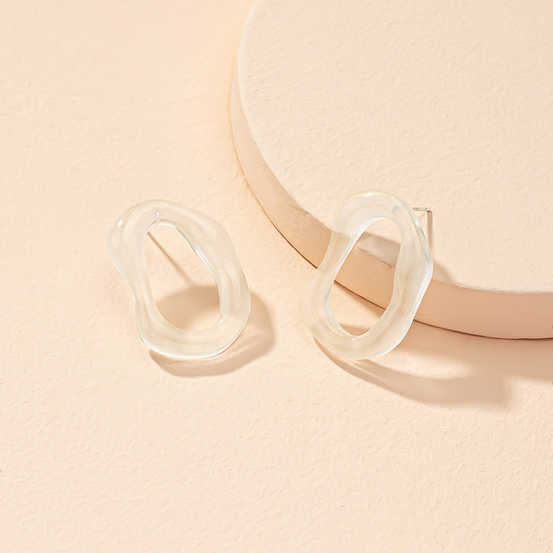 Simple And Fashionable Geometric Earrings Women